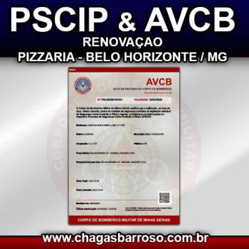 PSCIP & AVCB RENOVAÇAO PIZZARIA - BELO HORIZONTE - MG